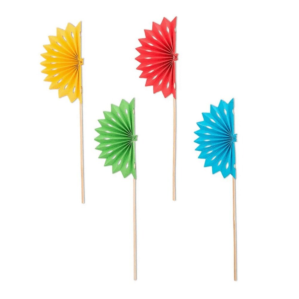 Lot of 4 Packs Fiesta Party Swizzle Sticks by Weddingstar total of 32 sticks
